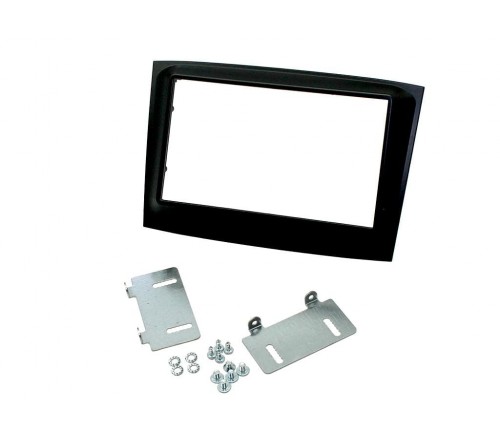 2-DIN frame Fiat Doblo 15- zwart