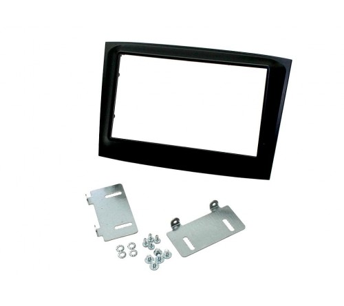 2-DIN frame Fiat Doblo  Opel Combo 15- zwart