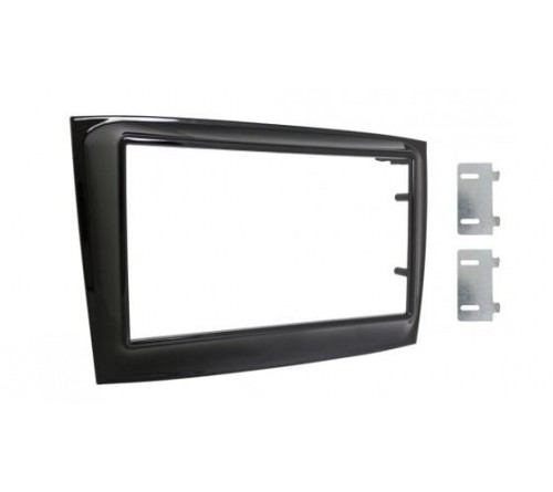 2-DIN frame Fiat Doblo  Opel Combo 15- piano zwart
