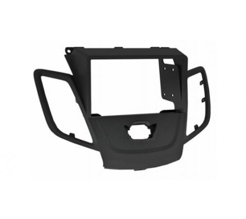 2-DIN frame Ford Fiesta 08-17 zonder multi display zwart