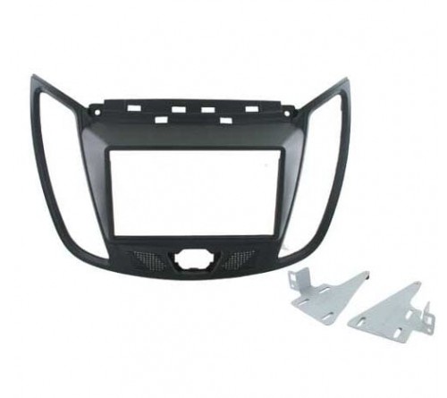 2-DIN frame Ford C-Max 10-19 mat zwart