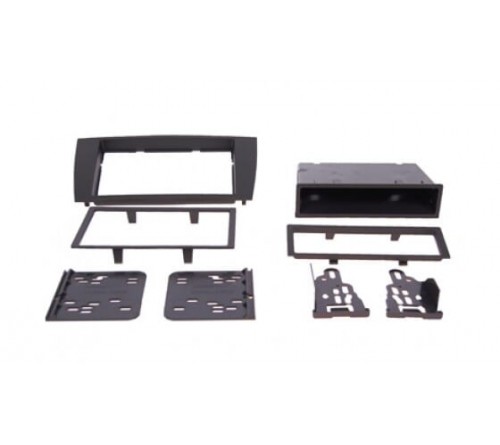 2-DIN frame Jaguar S-Type  X-Type 99-08 Multi + bakje  zwart