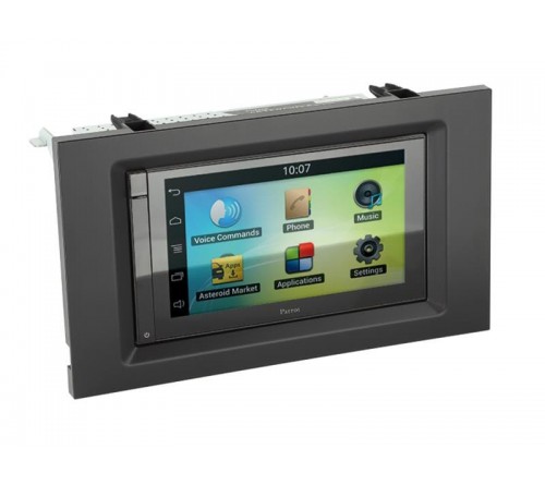 2-DIN frame Mercedes Actros (MP4/BM963) 11-19 zwart