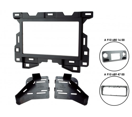 2-DIN frame Mercedes Sprinter (W907/10) 18- OEM mbux 7/10";"44.8