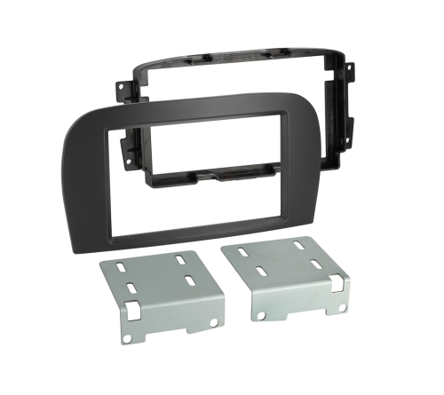 2-DIN frame Mercedes SL-class (R230) 06-11 zwart.