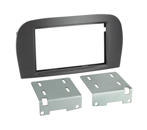 2-DIN frame Mercedes SL-class (R230) 06-11 zwart.