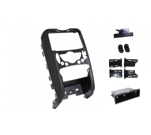 2-DIN frame Mini Cooper (R55 56 57) 06-14 zwart