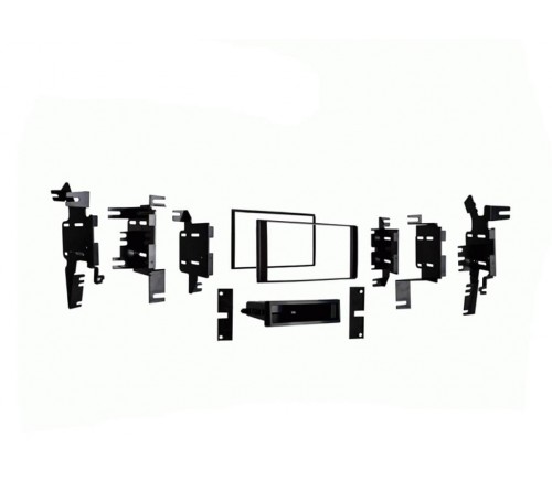 2-DIN frame Nissan Juke  Note  NV200  Townstar 11-19 zwart