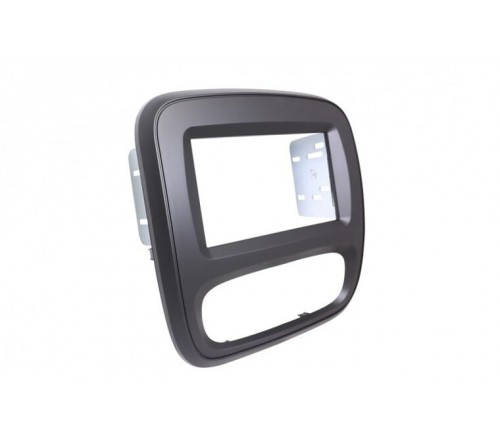 2-DIN frame Opel Vivaro  Trafic 14- manuele airco  zwart