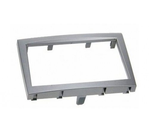 2-DIN frame Porsche 911  Cayman  Boxster 04-09 zilvergrijs