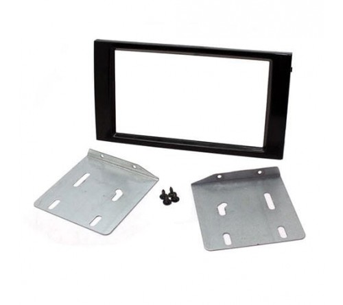 2-DIN frame Seat Leon 13-20 zwart