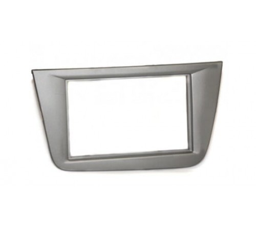 2-DIN frame Seat Altea 04-14  Toledo 05-12 grijs