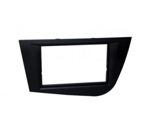 2-DIN frame Seat Leon 05-12 zwart