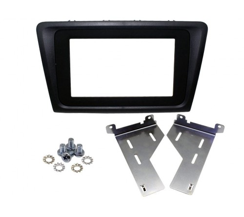 2-DIN frame Skoda Rapid 12-19 zwart