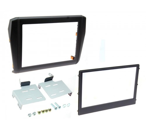 2-DIN frame Suzuki Swift 17- mat zwart