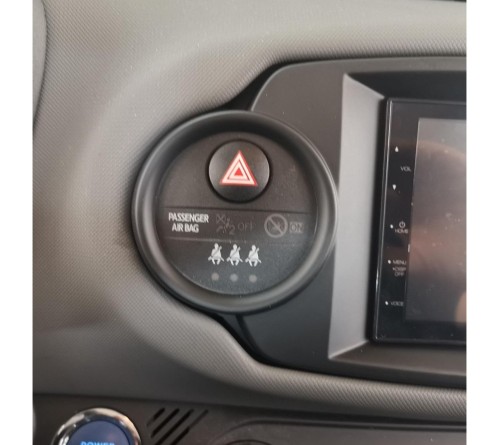 2-DIN frame Toyota Yaris 11-19 zwart