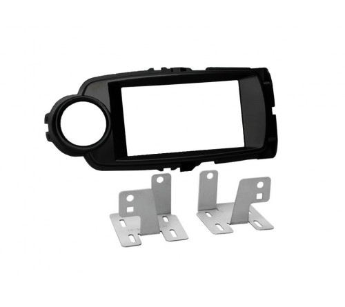 2-DIN frame Toyota Yaris 11-19 zwart