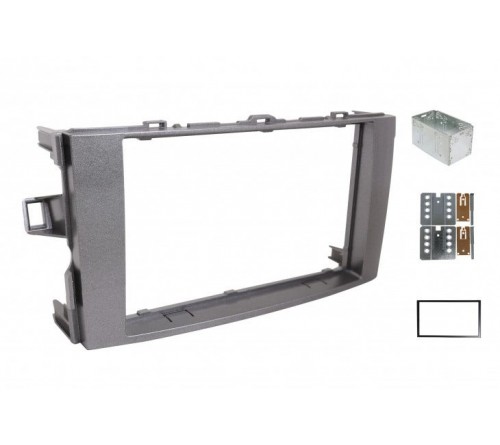2-DIN frame Toyota Auris 07- ECO donker zilver