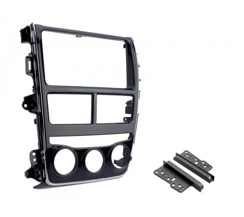 2-DIN frame Toyota Yaris 18-21 zwart