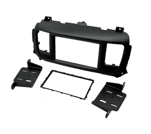 2-DIN frame Citroen Jumpy  Expert  Vivaro  Proace 16- zwart