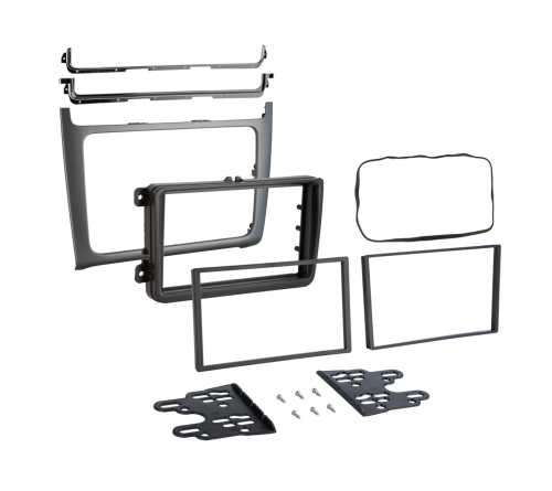 2-DIN frame VW Polo 14-18 zilver