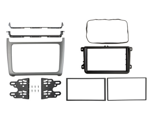 2-DIN frame VW Polo 14-18 zilver