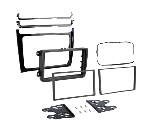2-DIN frame VW Polo 14-18 piano zwart