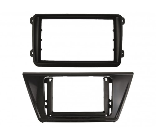 2-DIN frame VW Touran (5T) 16- glans zwart