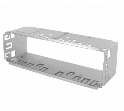 1-DIN ISO metalen inbouwslede Universeel korte versie