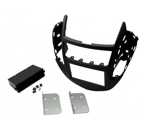 2-DIN frame Chevrolet Trax 13-20 met bakje  zwart
