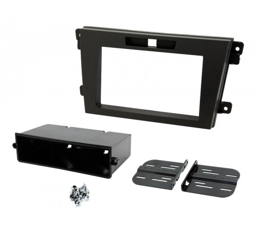 2-DIN frame Mazda CX-7 09-12 met bakje  zwart