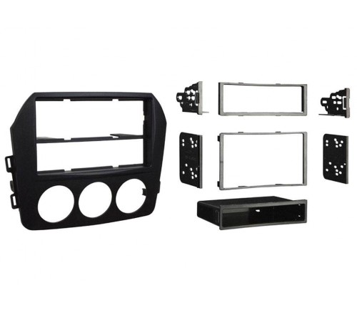 2-DIN frame Mazda MX-5 2009-2015 zwart