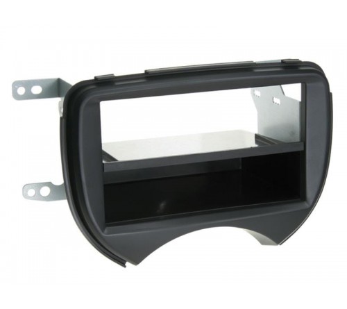 2-DIN frame Nissan Micra 11-13 met bakje  zwart
