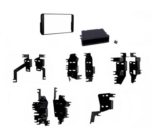 2-DIN frame Toyota 4Runner  Celica  RAV4  Yaris bakje  zwart