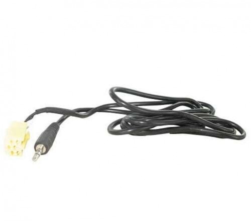 Aux in geel C2 adapter 20 pin mini iso -> 3.5mm jack