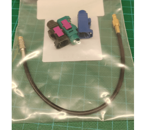 adapterkabel 20 cm SMB M - Fakra F code A of C of Z