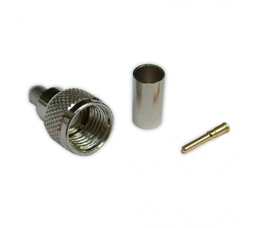 kabelconnector krimp Mini-UHF M - RG58