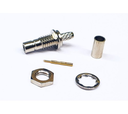 kabelconnector krimp SMB M - RG174