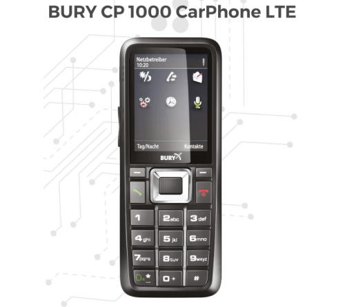 Bury CP1000 LTE CarPhone 2.8