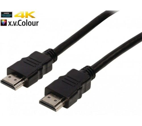 HDMI extend cable 1 0 meter black 4K high speed