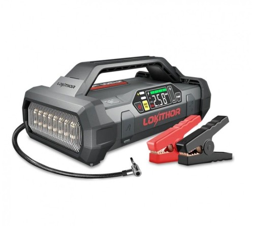 Lokithor JA301 2000A Lith Jumpstarter (74Wh) with compressor