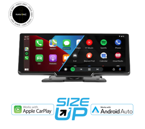 Size UP unil CARplay & Android Auto 10.26 touch + cam