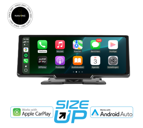 Size UP unil CARplay & Android Auto 10.26 touch + cam