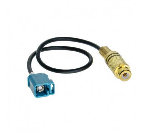 RCA adapterkabel (f) - Fakra (f) green 25 cm (FordVW - Merc)