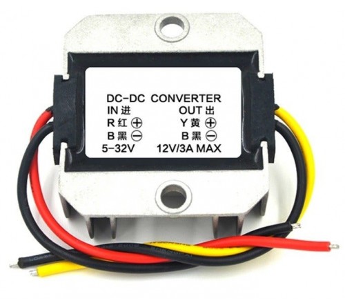 Power converter DC-DC 32V to 12V 3A