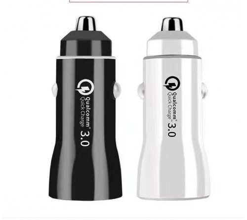 Lader 12/24V 1x usbC 1x usbA PD2.0 zwart