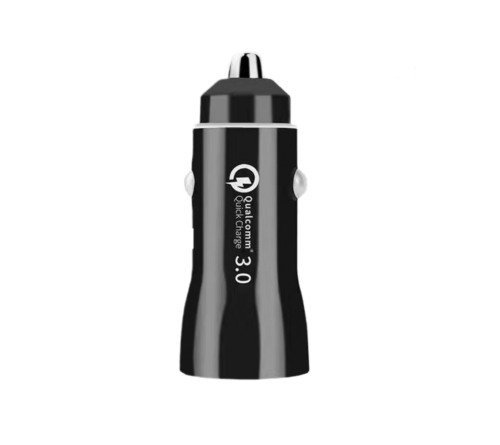 Lader 12/24V 1x usbC 1x usbA PD2.0 zwart