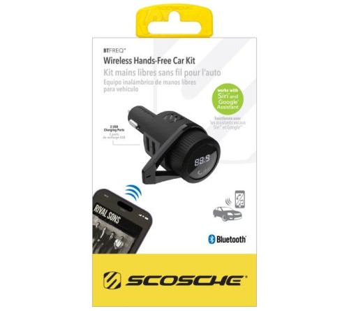 Wireless Carkit FM transmitter 12W 2x usbA