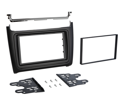 2-DIN frame VW Polo 14-18 zwart