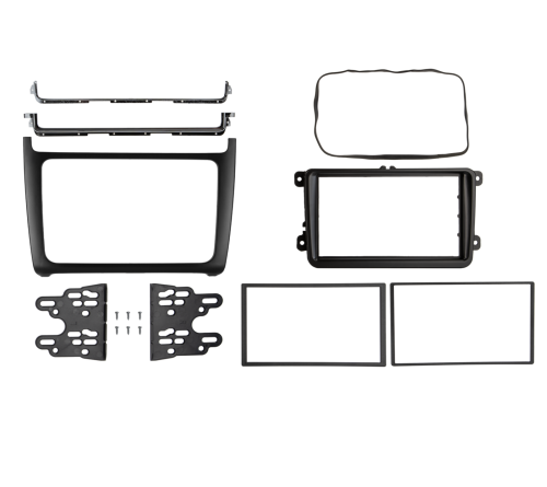 2-DIN frame VW Polo 14-18 zwart